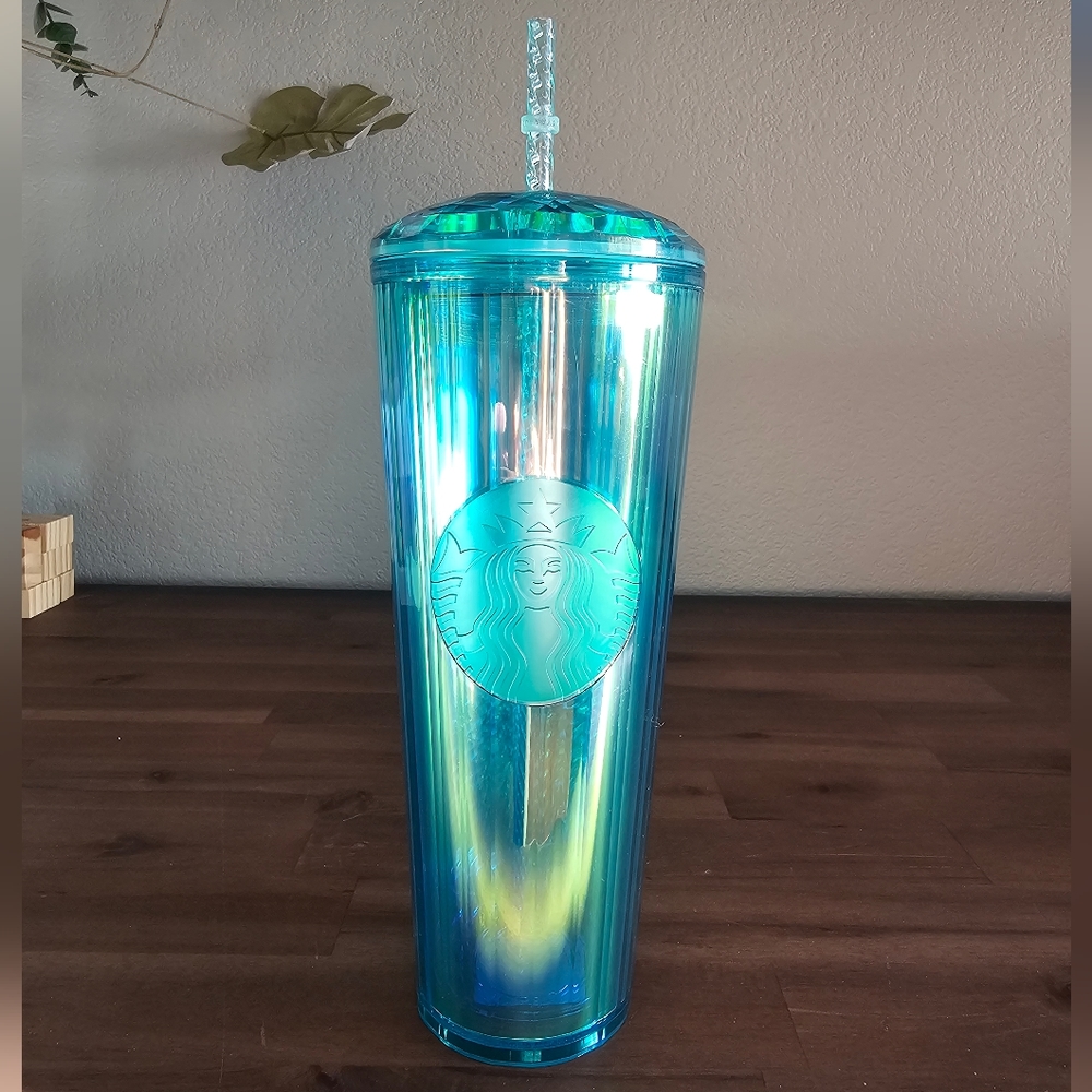 NWT Starbucks Summer 2021 Turquoise Blue Dome Cup💎